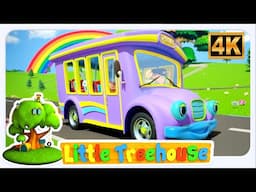 Wheels on the Bus - Fun Vehicles learning Rhymes & Songs for Kids