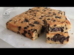 Chocolate Chip Blondie | Egg & Eggless