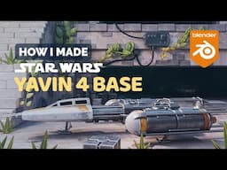 Star Wars Yavin Base in Blender - 3D Modeling Process | Polygon Runway