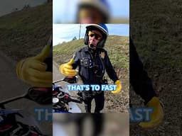 Cop catches biker going 100mph with a girl on the back 😱 @SacramaniacCc