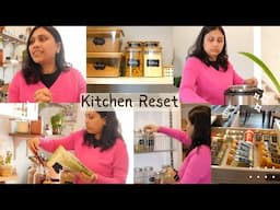 Kitchen / Pantry Reset - Productive day - Homemade spices / Cleaning Cast Iron and Appliances