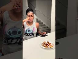 Sister ask little brother can she have some of his food and this happens😂 Watch til end #shorts