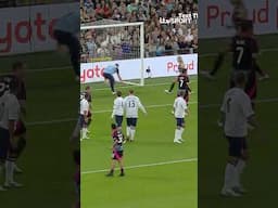 Carlos Tevez treating Soccer Aid like the Champions League!