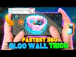 HANDCAM -Fastest 360° + Jump Gloo Wall Trick 🔥| With Best Gloo Wall Sensitivity + Hud