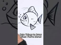 Cute Things to Draw When You’re Bored #2 ✏️ #drawing #sketch #cute #tutorial #art #shorts