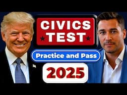 Slow & Clear US Citizenship Test 1 to 100 2X Civic Questions/Answers 2025 American Citizen Interview
