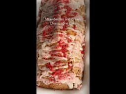 Strawberries and Cream Champagne Cake