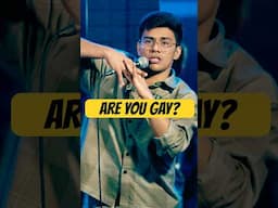 ARE YOU GAY? 🏳️‍🌈 Watch full video on my channel! #standupcomedy #standup #comedy