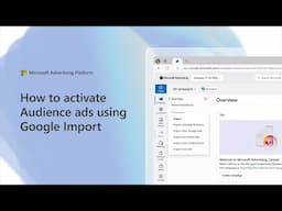 How to use Google Import   Audience Ads