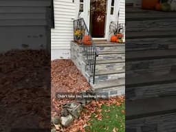 See How We Fixed Our Crumbling Front Steps in One Weekend! #mygenstonediy