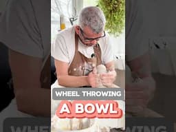Wheel Throwing a Bowl for Pitfire with Ashraf Hanna clay