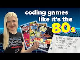 Were Magazine Type-In Games Really That Bad? // Coding Again Like It's The 80s