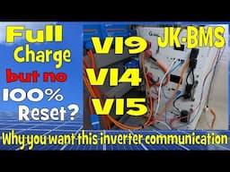 JK-BMS V14, V15 and V19 in parallel and first full charge. Why no 100% reset of the BMS?