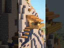 Minecraft Hillside Base🏠 #summeronshorts
