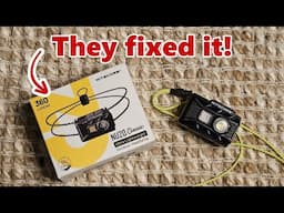 Finally!! Nitecore Fixed Their Mistake - The New NU20 Classic