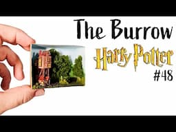 I Made the TINIEST Burrow! a Harry Potter Miniature Diorama