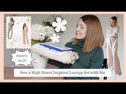 Sew a High Street inspired lounge wear set with me | Hacking sewing patterns I already own