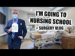 I'M BECOMING A NURSE & SURGERY VLOG | Flight Attendant Life