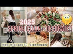 *NEW* SPRING DECORATE & CLEAN WITH ME 2025 :: Budget Decor, DIYs + Recipe