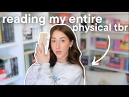 reading every book on my physical tbr😳📖 tbr takedown episode 11
