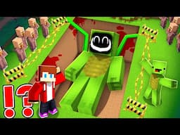 Mikey & JJ Found Scary Buried Spider Mikey's Body In Minecraft Maizen