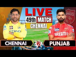 🔴 LIVE: CSK vs PBKS Live Score | IPL 2025 Match Today | Chennai vs Punjab IPL Live match commentary