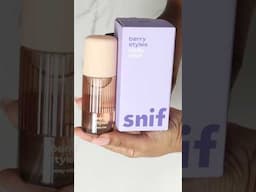 ASMR snif Berry Styles body mist unboxing! #asmr #asmrunboxing #snif #perfume #fragance