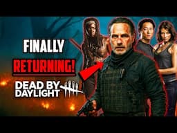 Rick Grimes is FINALLY Coming! CROSSOVER Finally Happening in The Walking Dead! Dead By Daylight