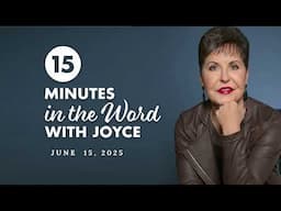 Check Your Motives - Pt 1 | 15 Minutes in the Word with Joyce Meyer