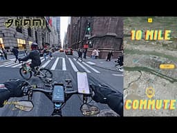 Full NYC Commute Experience: Last Day of Winter | Nami Klima eScooter POV