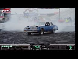 Captain crunch burnout car built in 1 month! Burnout fail! Cleetus and cars indy 2025