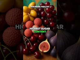 Top 6 Most Sweetest Fruits In The World 😍🍒 #fruits #highsugar #sweetestfruits