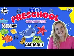 Preschool Learning For Toddlers Learn Animals, Movements, Colours & Songs English Educational Videos