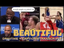 DRAYMOND: “not one to come cry to you about what the league should do”; TJD “don’t back down”; UDOKA