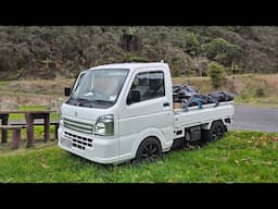 700 Kilometers One Day Delivery With My Suzuki Carry Kei Truck 🚚 Auckland - Tongariro