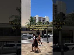 I was looking for Lebron James in Waikiki Hawaii but I saw something better 😳😱😲