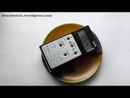 Dosimeter Polaron Pripyat and Radioactive sources testing Радиометр «Припять» РКС-20.03