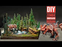 Zombie Dinosaur Diorama: Ultimate Showdown That Makes Aliens Fight for Survival