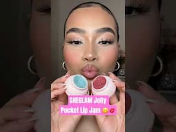 HIGH Shine + JUICY Lips?! SHEGLAM Jelly Lip Jam Try-On 👄 #Shorts #SHEGLAM #LipGloss #sheglammakeup
