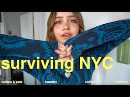 What I Spend Living in NYC (college core asf)
