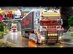 MOST IMPRESSIVE RC MODEL TRUCK COLLECTION!! RC SHOW TRUCKS, RC HEAVY HAULAGE,  RC SCANIA, RC MAN