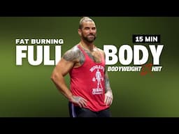 INTENSE 15 Minute Fat Burning Workout from Home (No Equipment)