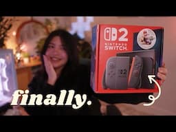 unboxing the Nintendo Switch 2 ☁️ | chatty first impressions + a quick channel update! 🌱
