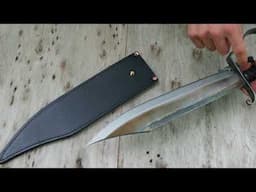 Svord Black Flag Confederate D- Guard Bowie Knife
