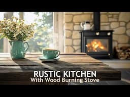 Rustic Kitchen with Wood Burning Stove: Design Tips