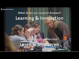 Learning & Innovation: What drives our research forward? #research #learning #innovation #education