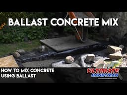 How to mix concrete using ballast