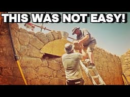 #13  Setting the final stones in the arch in Extreme heat - Restoring a Portuguese ruin