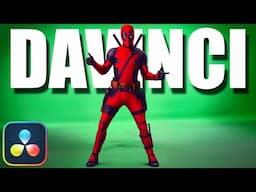 How to GREEN SCREEN in Davinci Resolve FREE | Tutorial