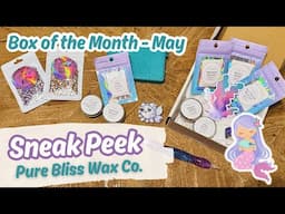 Sneak Peek! May Monthly Diamond Painting Box from Pure Bliss Wax Co.  (Limited Edition!)